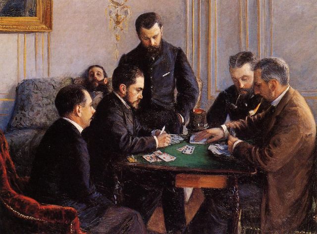 Гюстав Кайботт  Игра в безик 1880 г.